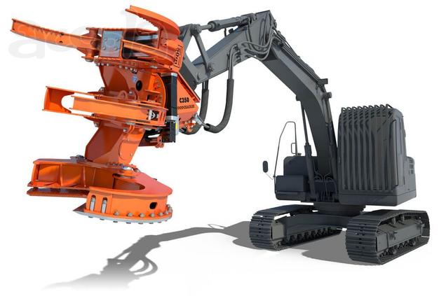 Продаётся валочная головка на экскаватор 20-25 т. Woodcracker C450