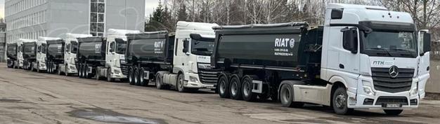 Работа для самосвальных полуприцепов